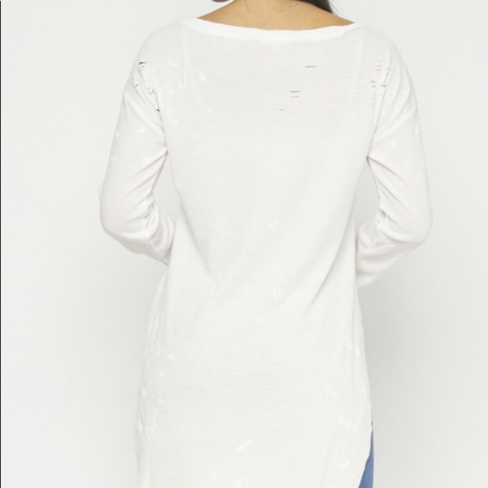 Long Sleeve distressed sweater - Picture 3 of 3